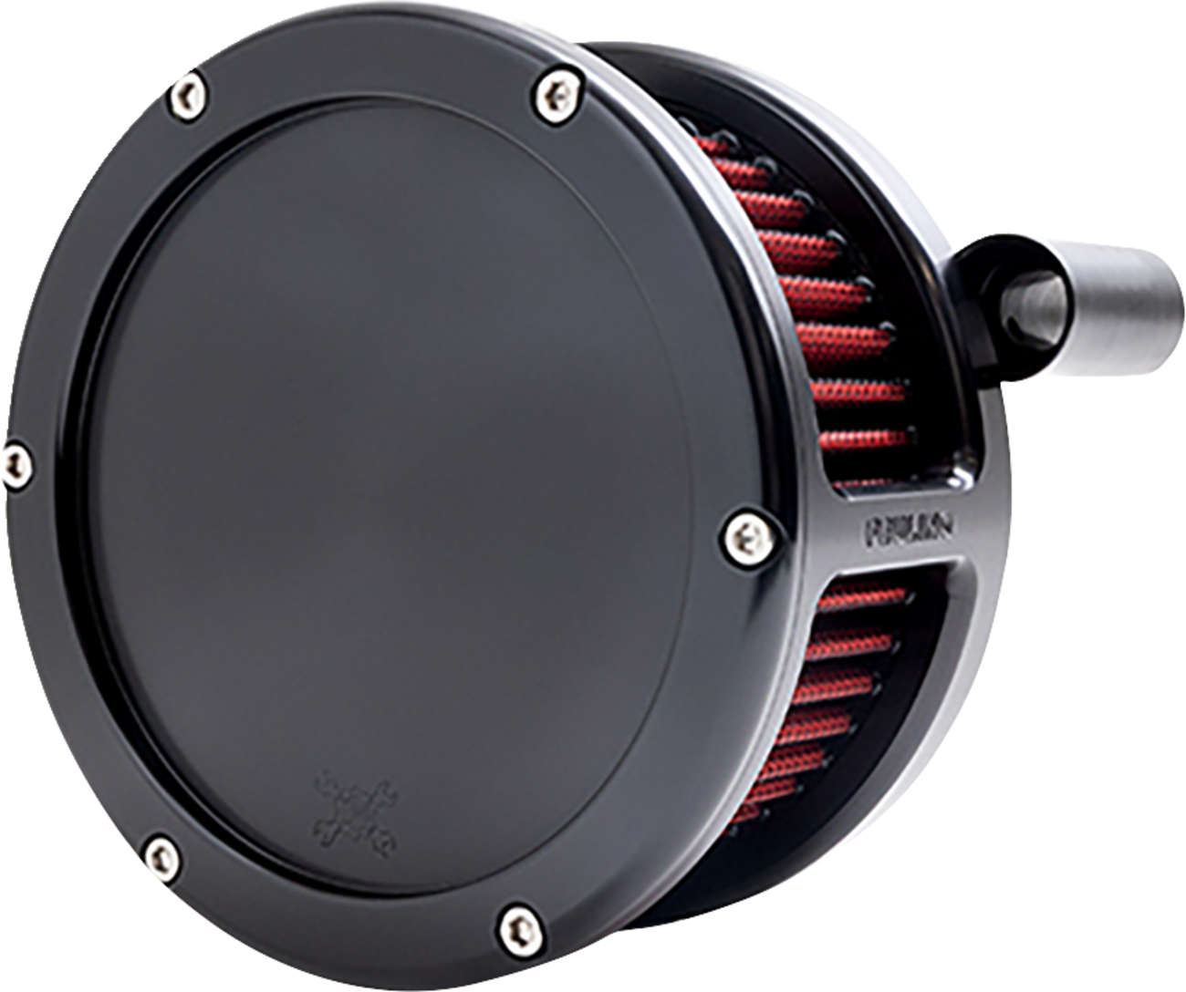 Feuling Parts BA Air Cleaner Kit - Black With Red Filter - '08-'17 Dyna/Softail/Touring