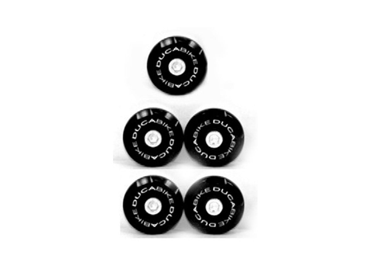 Ducabike DBK TT99801 Kit Frame Plugs - BLACK