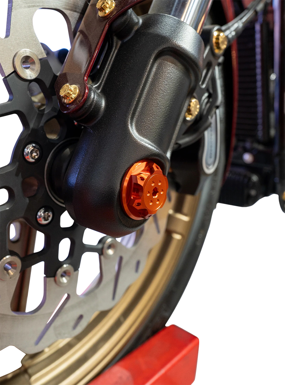 Paul Yaffe Bagger Nation Standard Turret Front Axle Cover Kit For Y-Axle Rod
