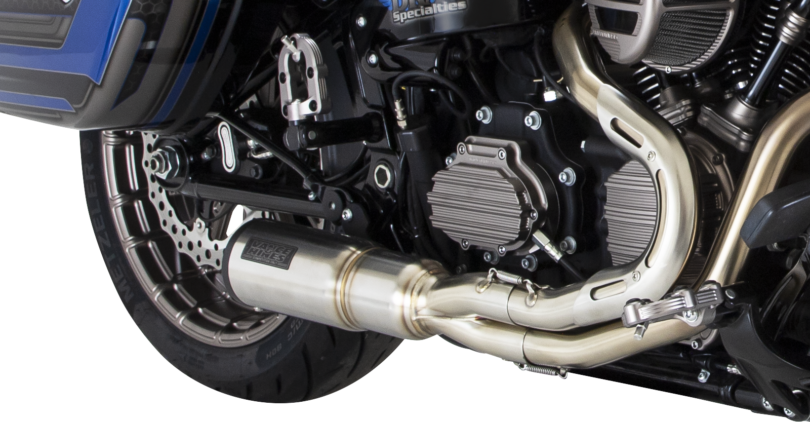 Arlen NESS Hub - Cartridge - Rear/Single Disc - Black - Softail/Hydra Glide Revival