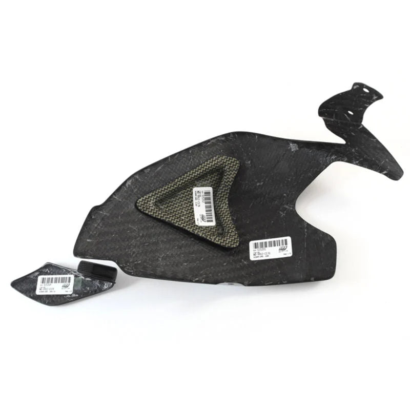 Fullsix Carbon Fiber Swingarm Guard Cover With Shark Fin For Ducati Panigale V2