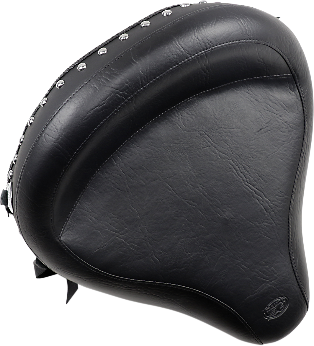 Mustang Wide Studded Solo Seat - Softail '84-'99