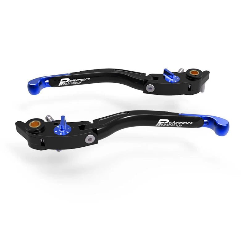 Ducabike DBK ECO GP Adjustable Folding Lever Set Monster 1200 1200S - Blue