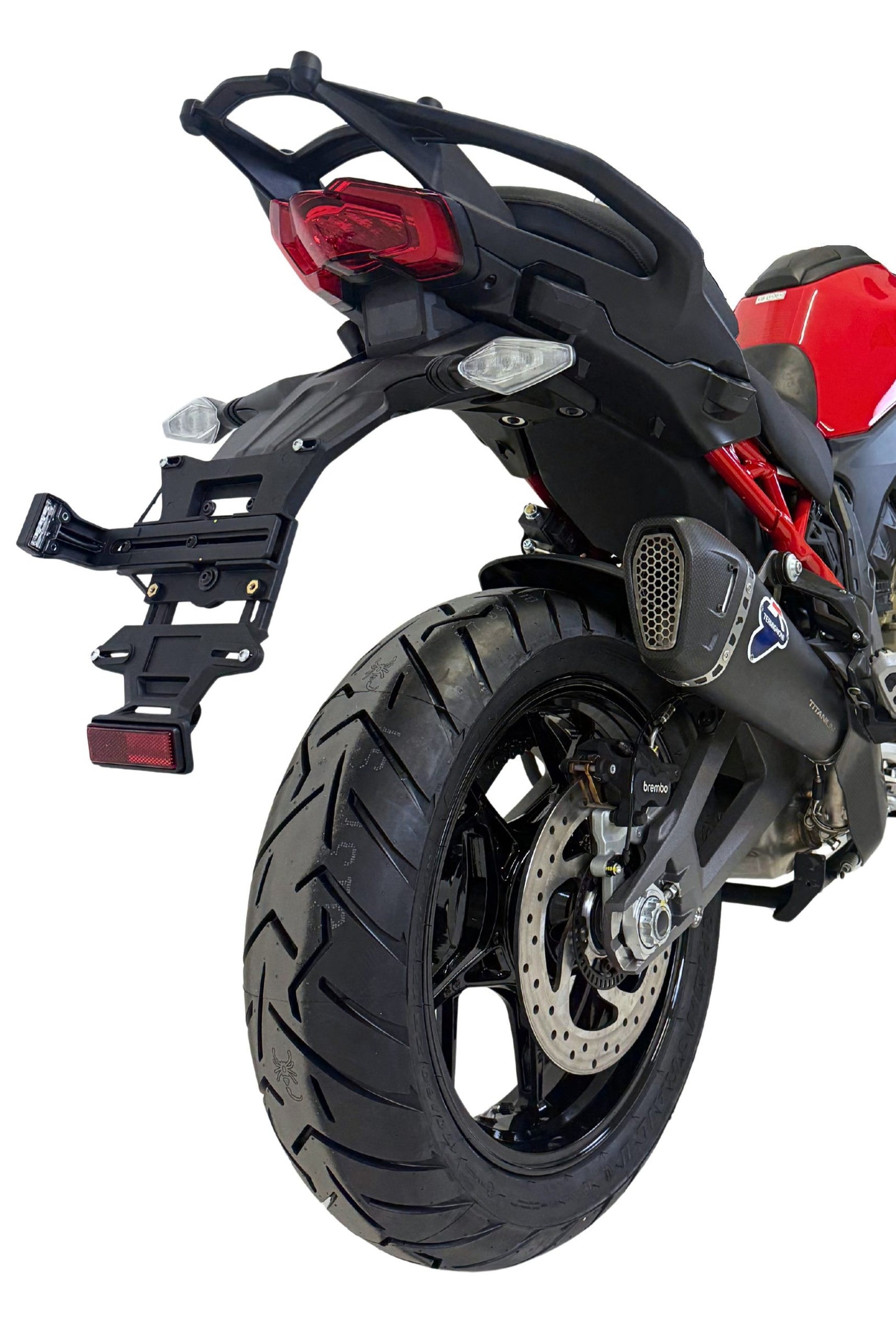 Termignoni D23308040INC Homologated Silencer Black Ducati Multistrada V4 MY 2025