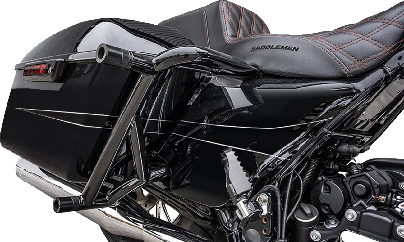 Burly Brand Rear Brawler Kit - Black - HD Toring