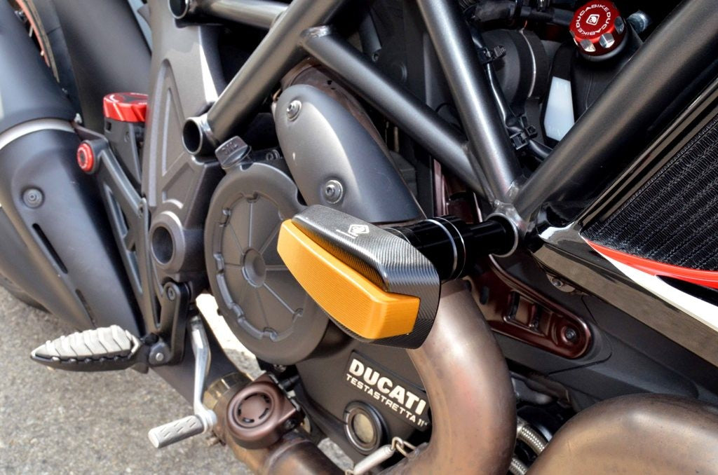 Ducabike DBK Ptdv01 Diavel Protection Frame - BLACK-GOLD