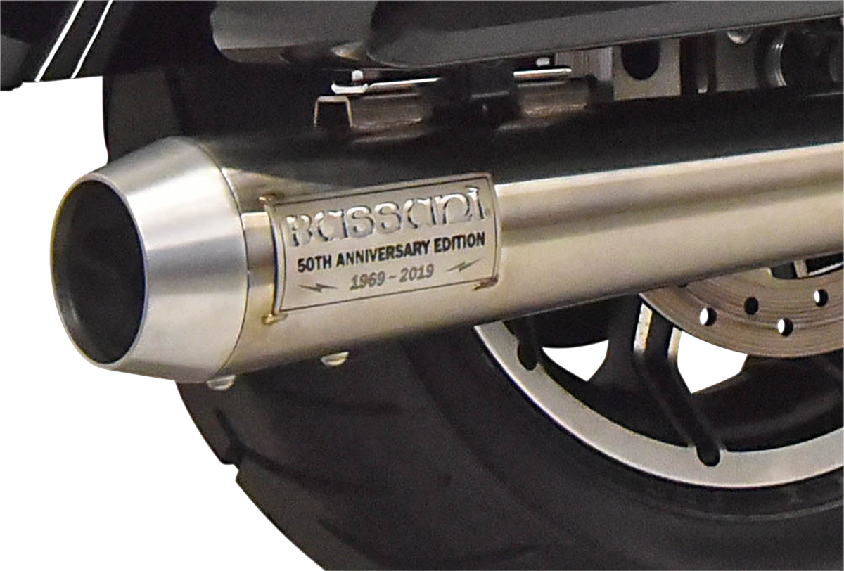 Bassani Xhaust 2-Into-1 50th Anniversary Road Rage III Exhaust System - Stainless Steel - M8 FL
