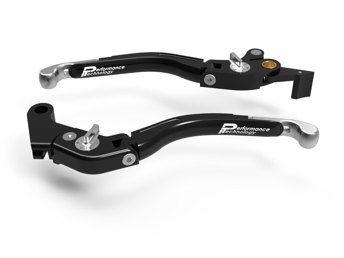 Ducabike DBK LEA08 Brake / Clutch Adjustable Levers Eco GP 2 - BLACK-SILVER