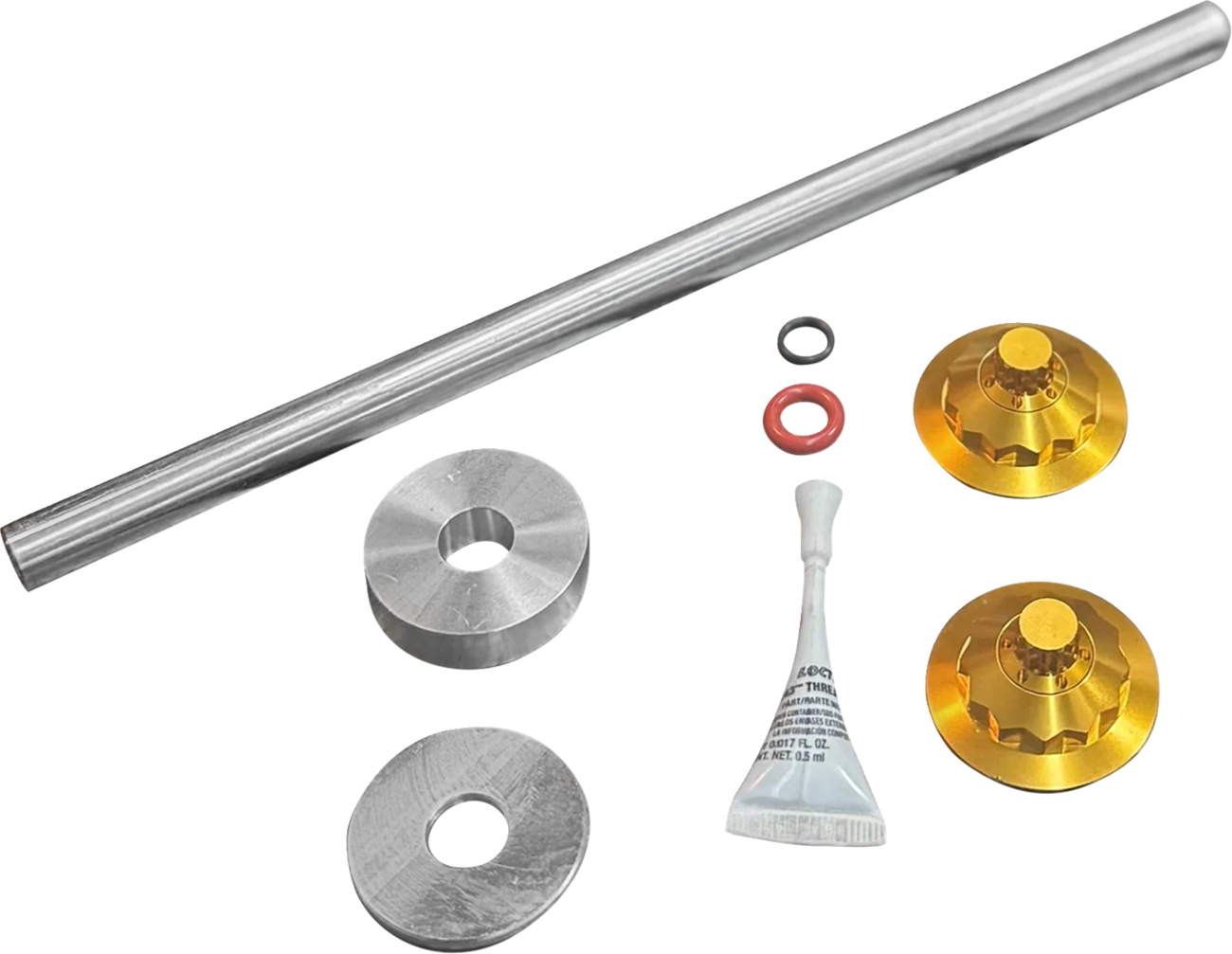 Paul Yaffe Bagger Nation Standard 12 Point Front Axle Cover Kit For Y-Axle Rod