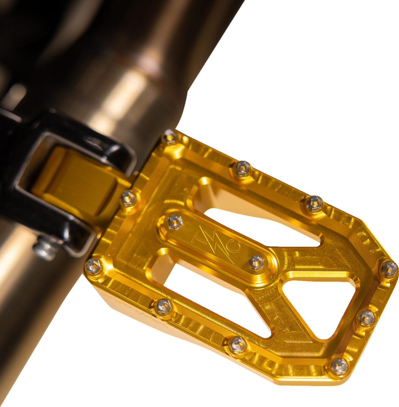 Thrashin Supply CO. Aggressor Foot Pegs - Rear - Gold - HD '72-'25