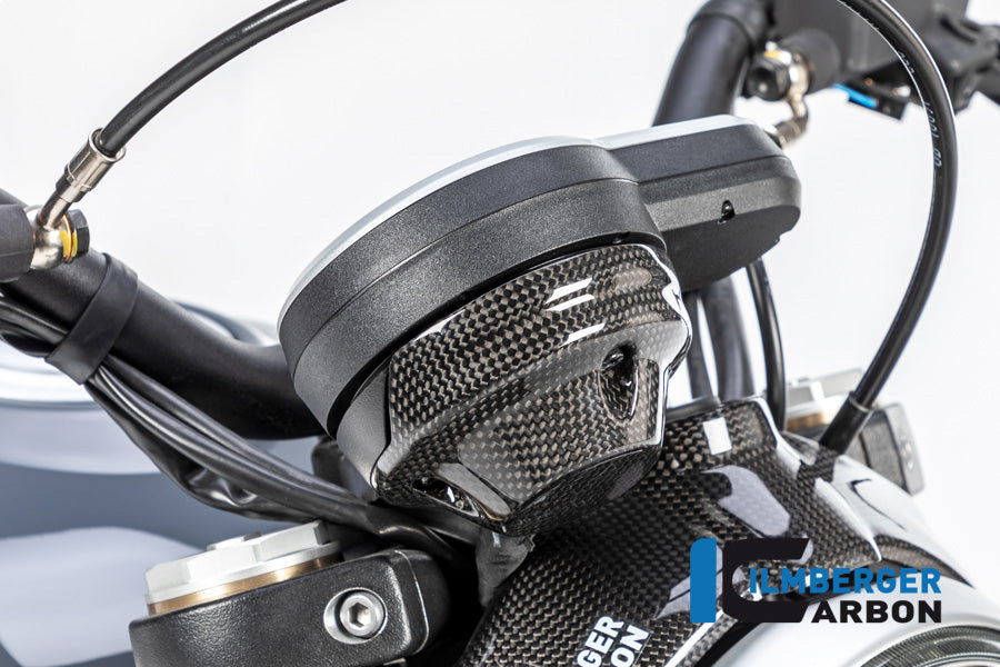 Ilmberger Carbon Instrument Cover Ducati Scrambler 2016 - Gloss