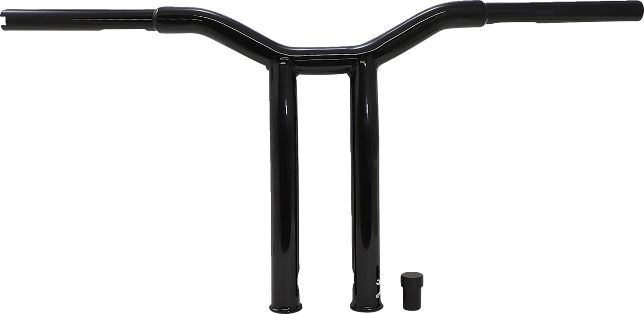 Burly Brand Dominator Handlebar - Raked - 12" - Black
