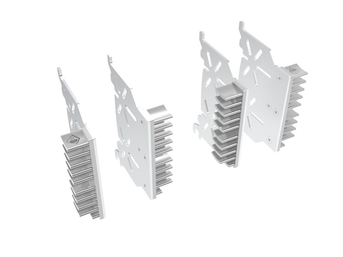 Ducabike DBK BPR07 Brembo Hypure Brake Plate Radiator - SILVER