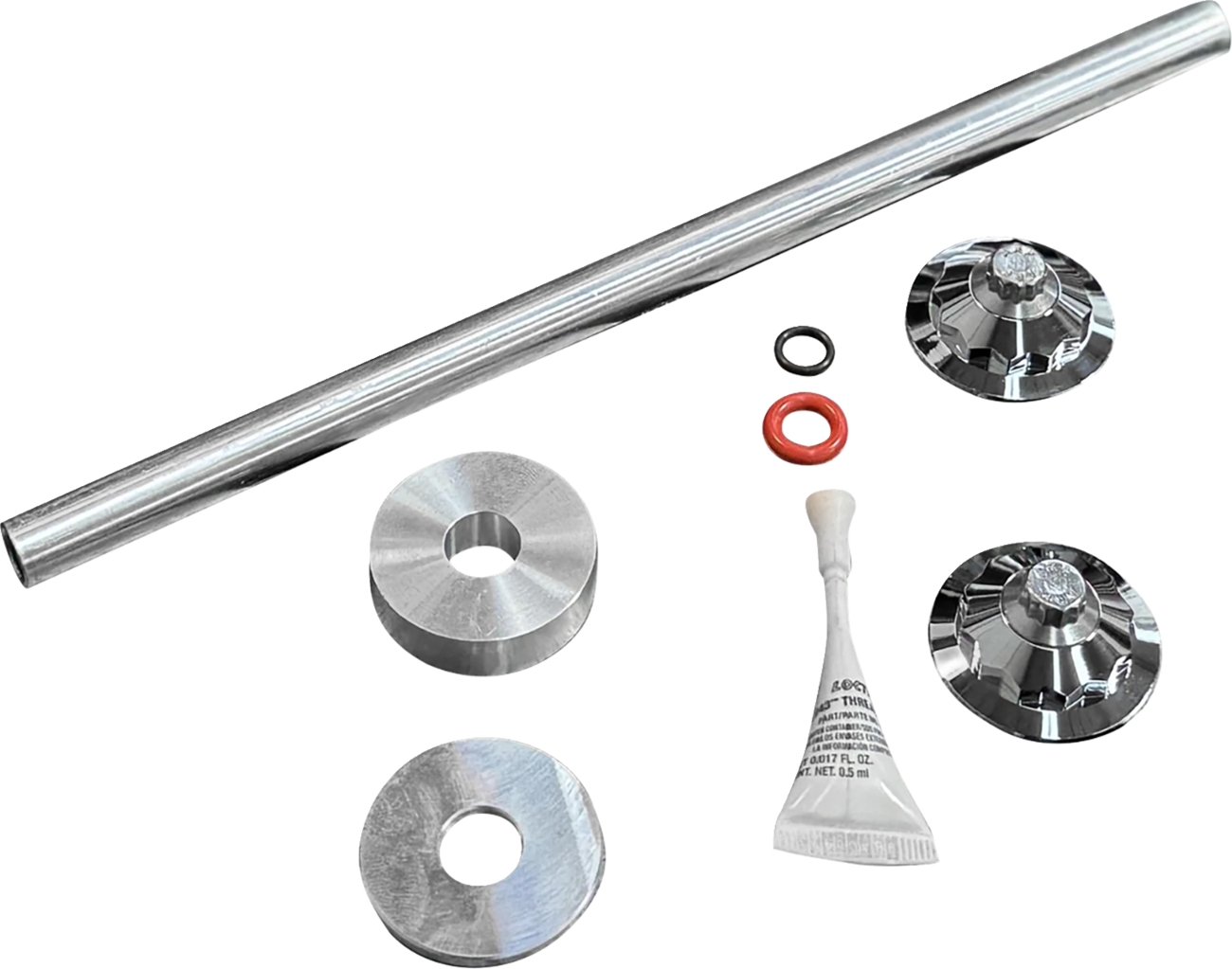 Paul Yaffe Bagger Nation Standard 12 Point Front Axle Cover Kit For Y-Axle Rod