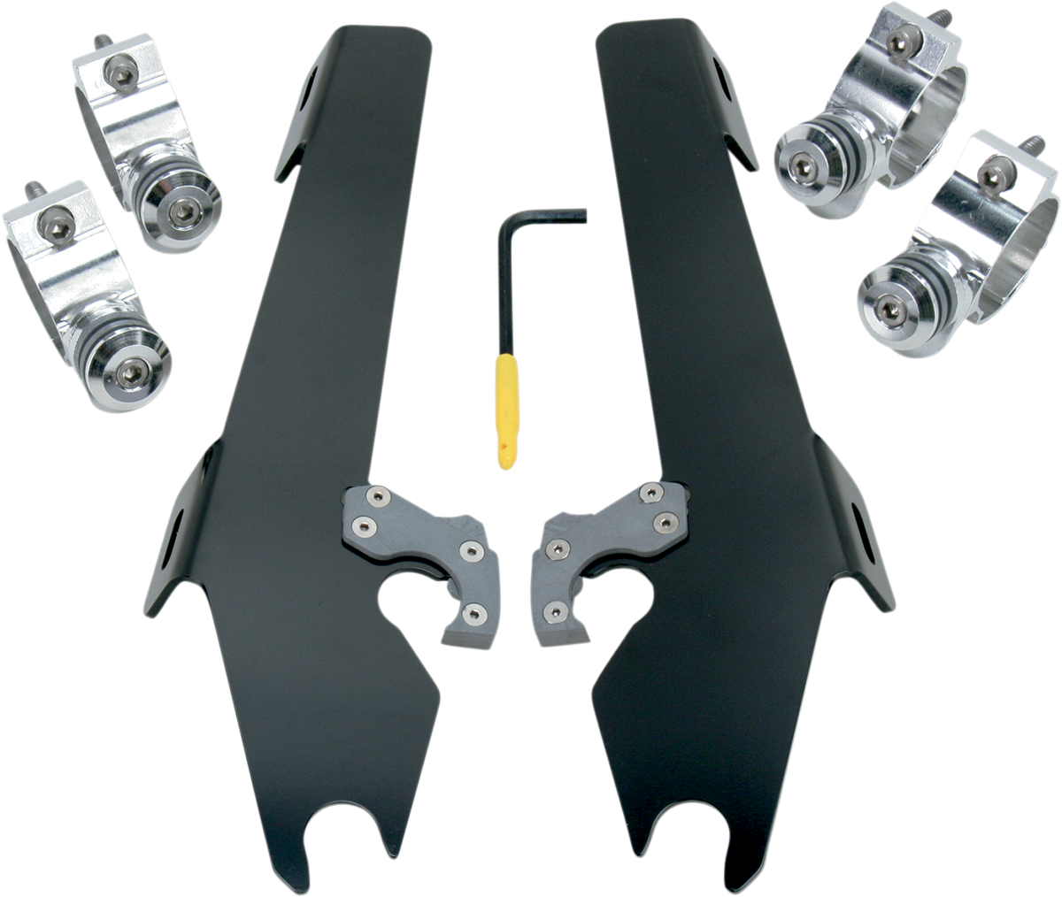 Memphis Shades Batwing Trigger Lock Mounting Kit - Vegas - Black