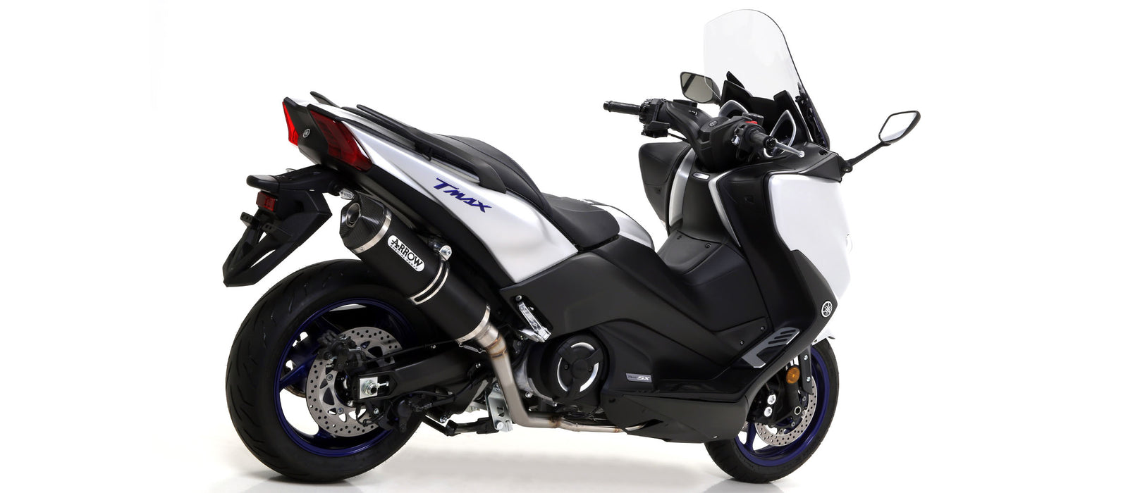 Race-Tech Aluminium Dark" Slip On With Carbon End Cap"