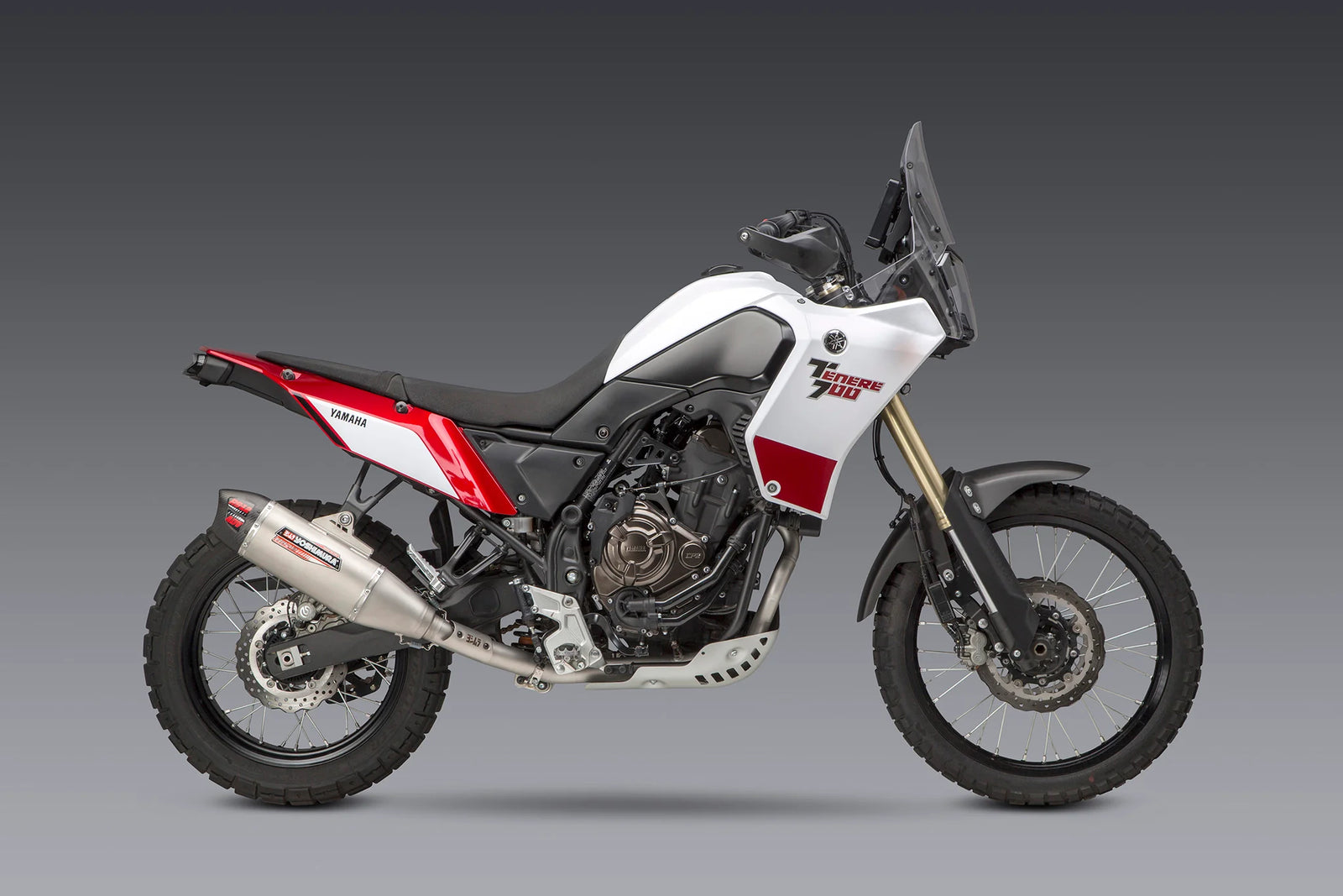 Yoshimura TENERE 700 21-26 RS-12 Stainless Full Exhaust, W/ Stainless Muffler