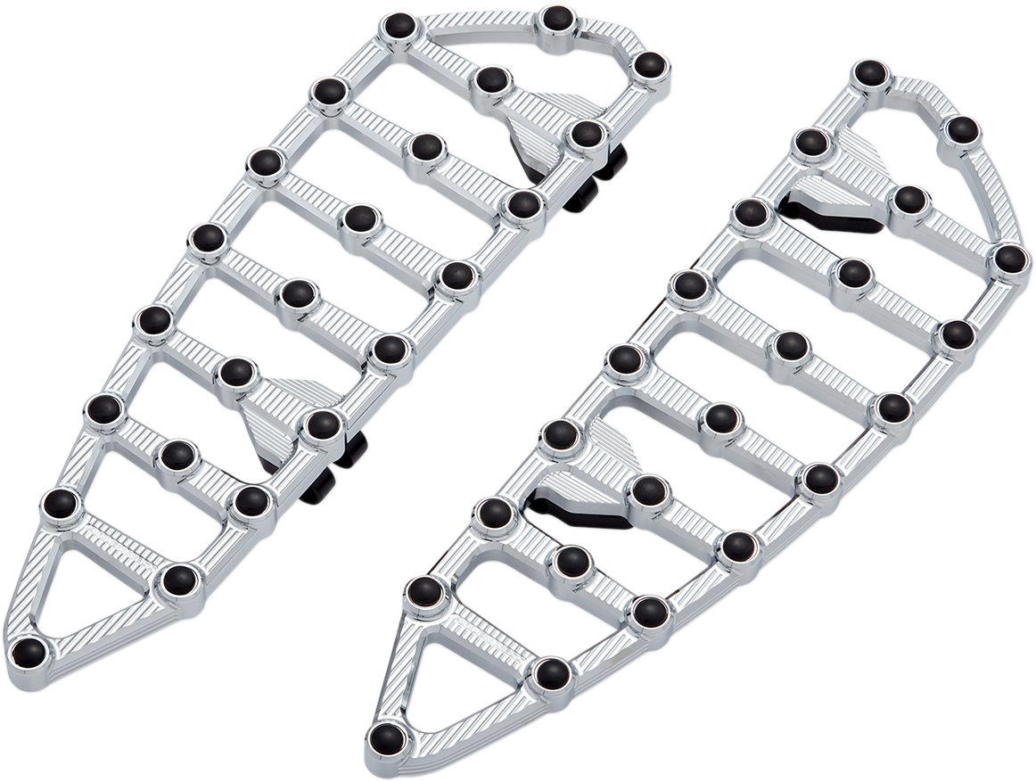 Arlen NESS MX Driver Floorboards - Chrome