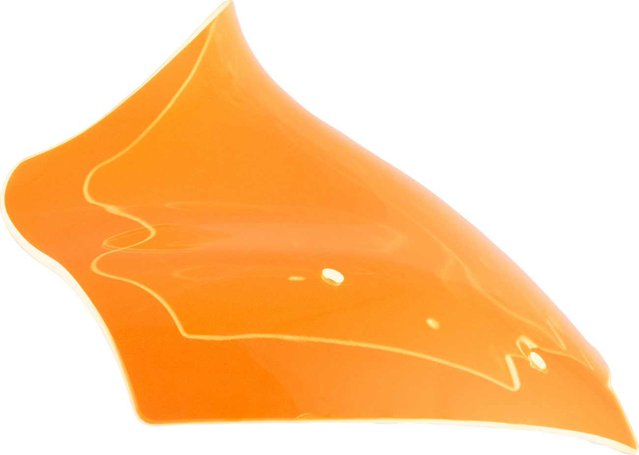 Klock Werks Ice Flare® Windshield - 10" - Orange Ice - '23-'25 FLTRX