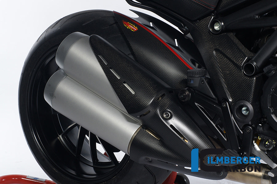 Ilmberger Carbon Exhaust Heat Shield On Silencer Carbon