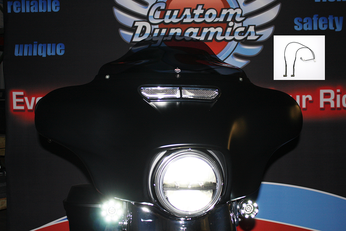 Custom Dynamics Fairing Vent Trim LED Light