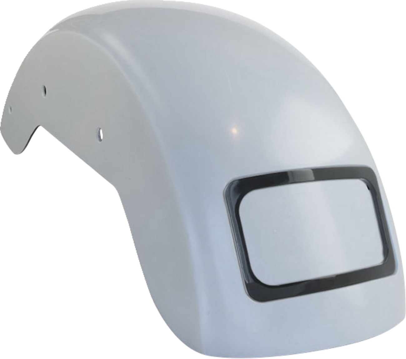 Paul Yaffe Bagger Nation The Fix Rear Fender - Black Frame Plate - HD Softail '20-'23