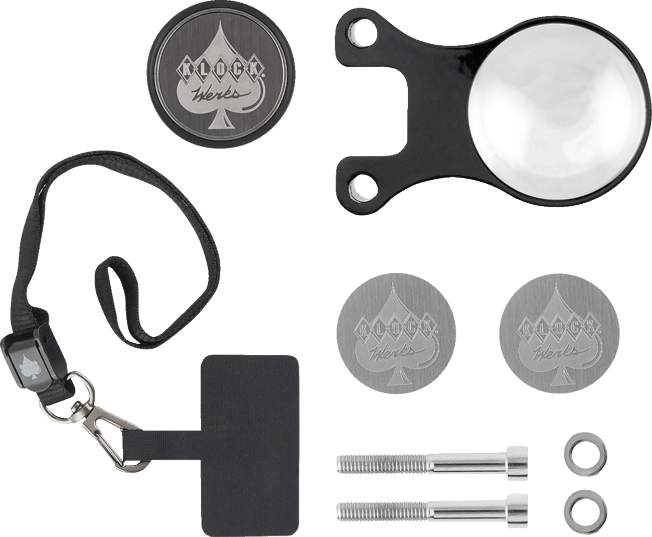 Klock Werks iOmount™ For Indian - Ambidextrous Mount - Black - Challenger/Pursuit