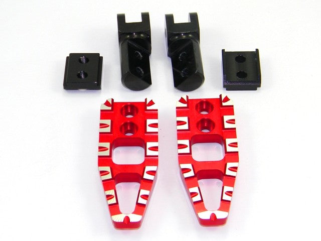 Ducabike DBK PPDV05 Adjustable Rearsets - RED