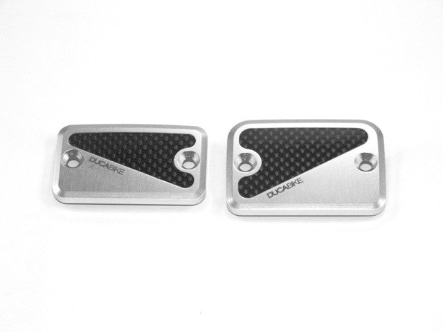 Ducabike DBK TLS12 Fluid Reservoir Caps - SILVER