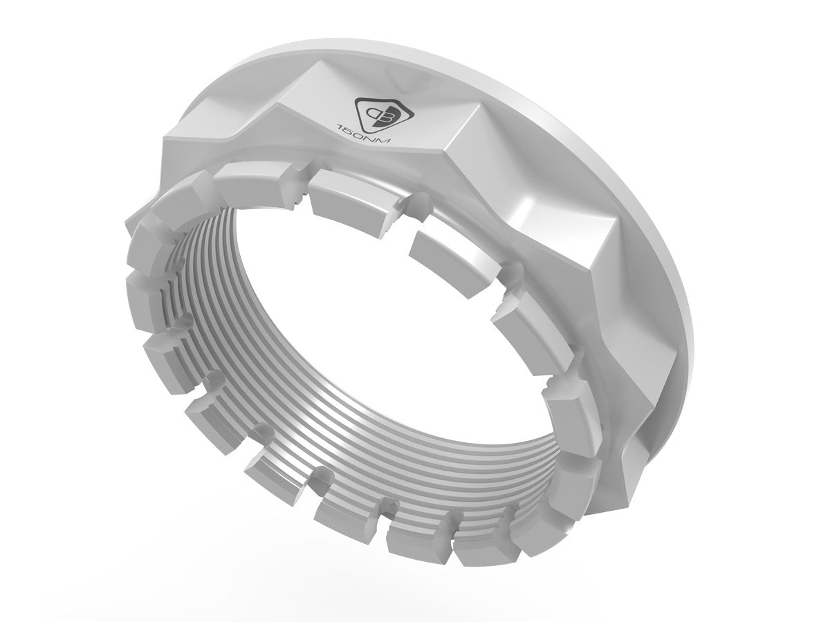 Ducabike DBK DPC02 Crown / Wheel Nut - Silver