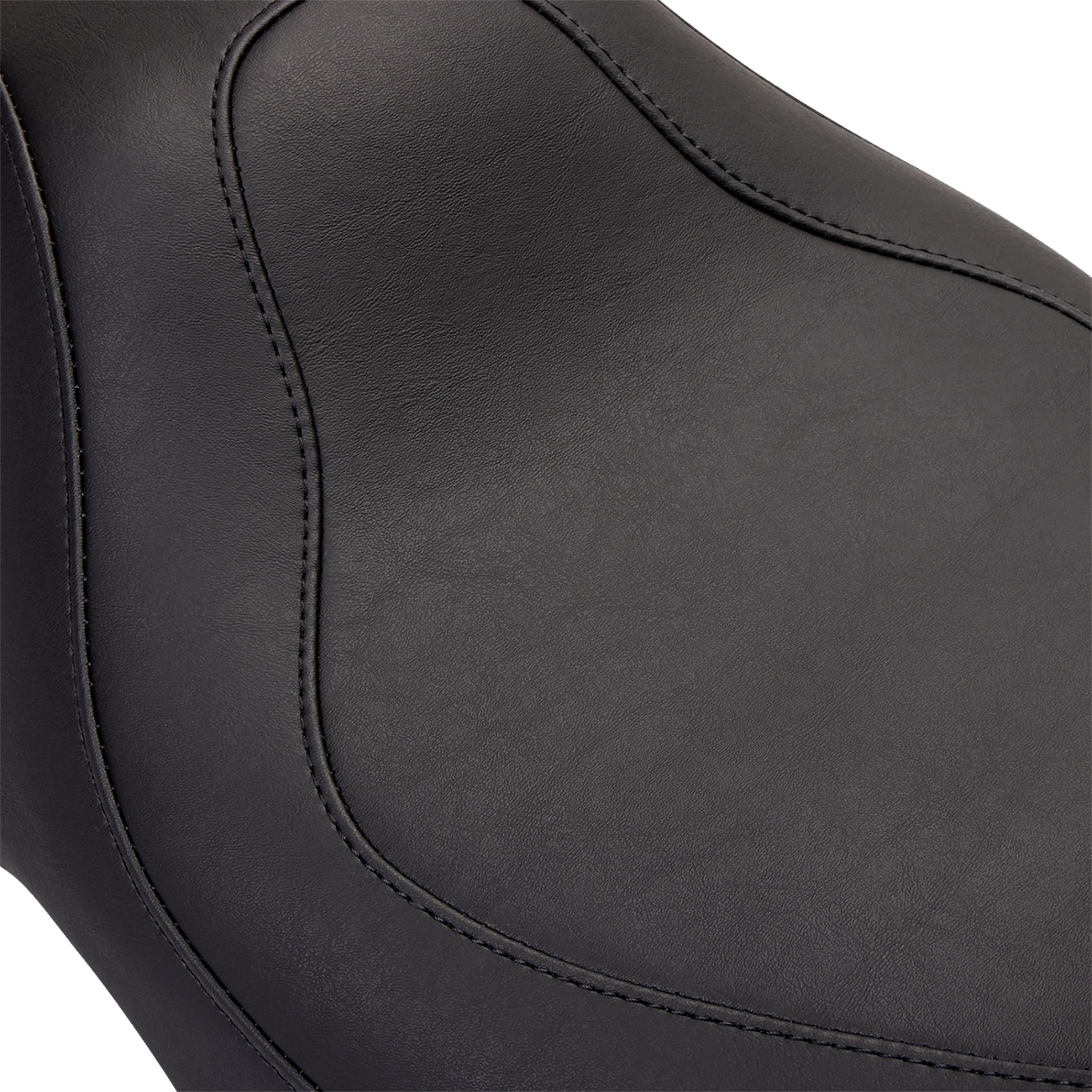 Mustang Tripper™ Solo Seat - Without Backrest - Stitched - Black - FLH/FLT '08-'25