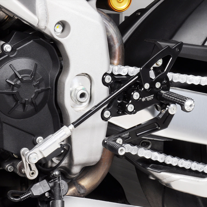 Bonamici Racing Adjustable Rearsets (Reverse Shifting) - Aprilia RSV4 RF - Tuono V4