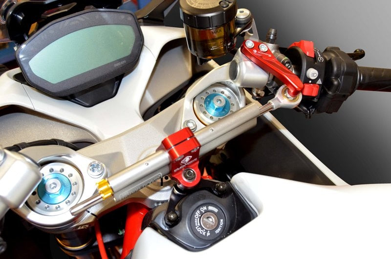 Ducabike DBK SAS12 SS MY2017 Kit Mount Steering Damper - RED