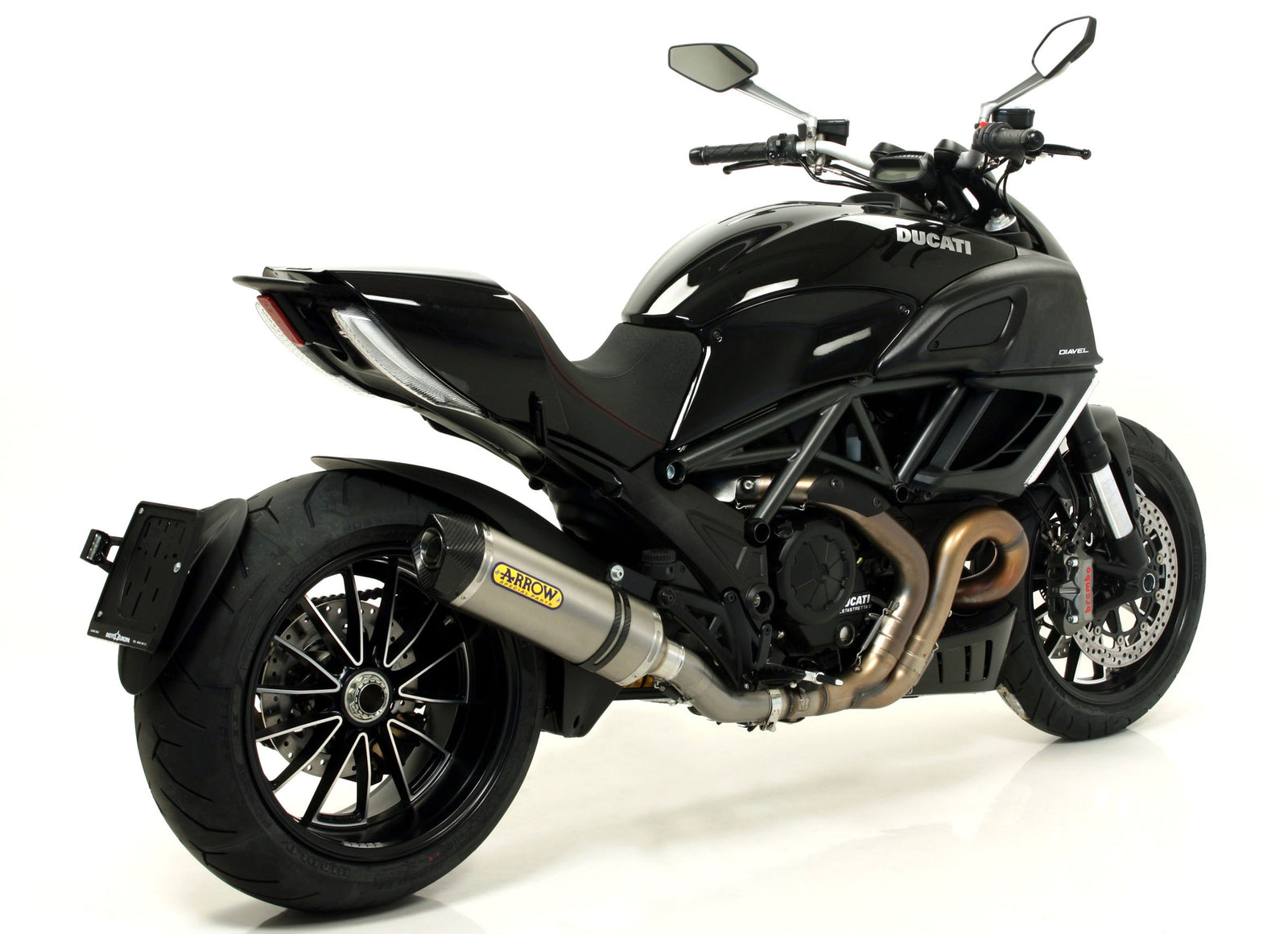 Race-Tech Titanium Slip On With Carbon End Cap