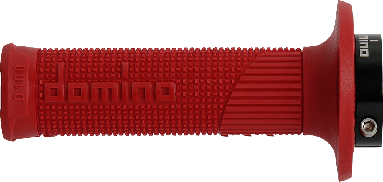 Domino D100 D-Lock Grips - Red