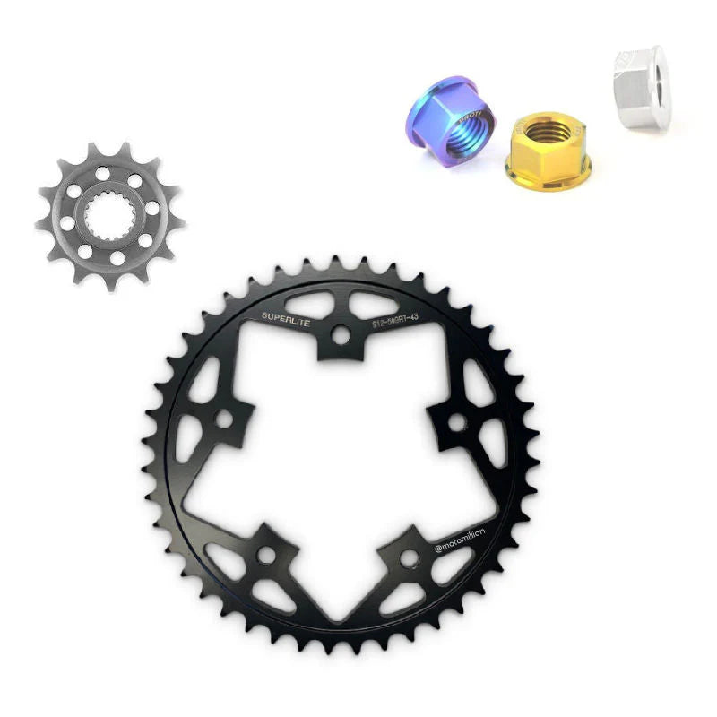 Superlite Steel 520 Conversion Kit For S1000RR M1000RR - No / Yes (Blue)