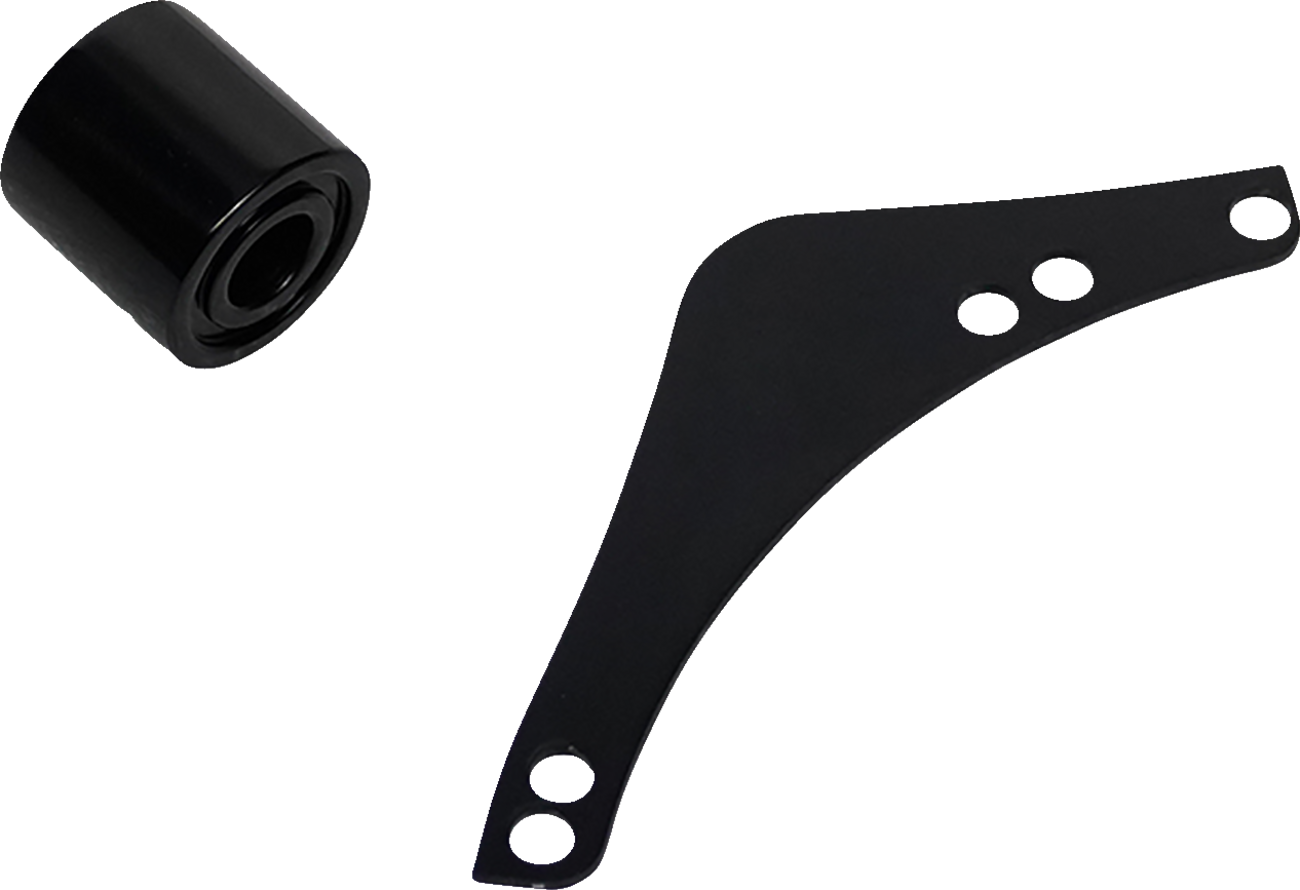 Arlen NESS Replacement Breather Bolt Cover Plate - Inverted/Method/Clear Tear/Sidekick - Left - Black