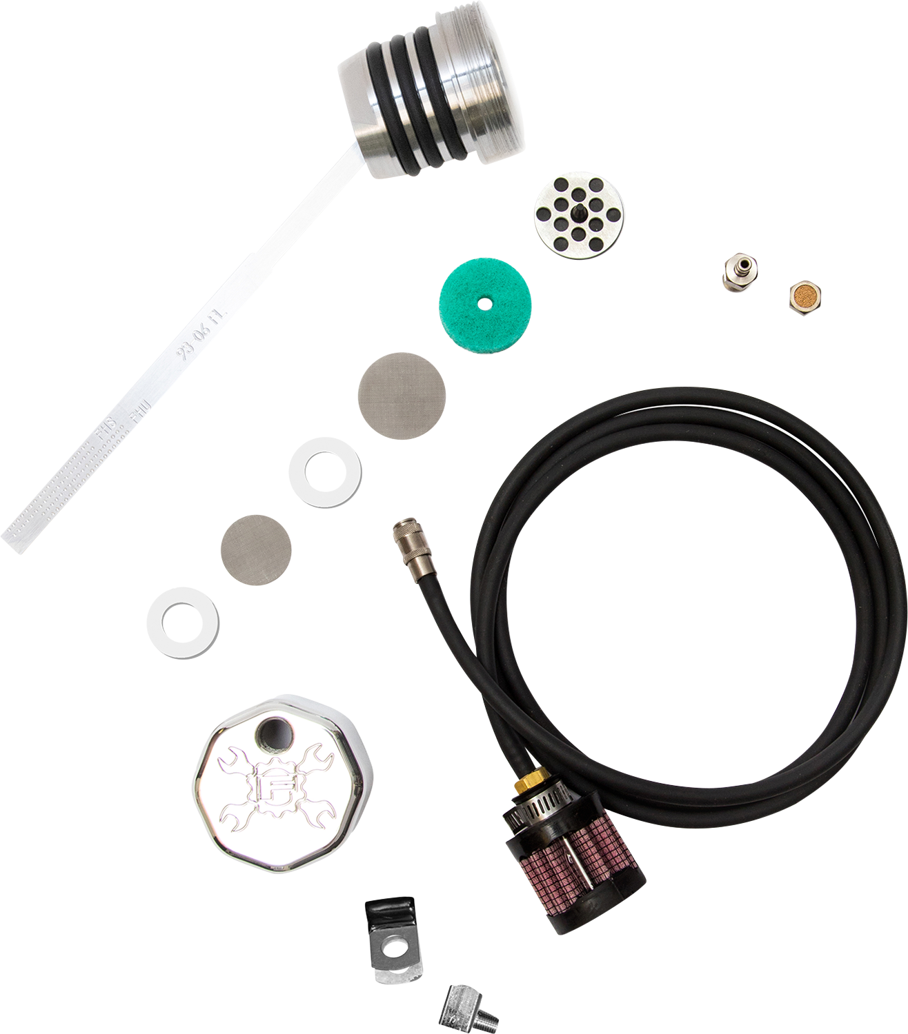 Feuling Parts Vented Dipstick - Polished - Touring