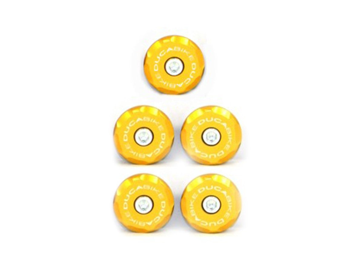 Ducabike DBK TTHM01 Kit Frame Plugs - GOLD