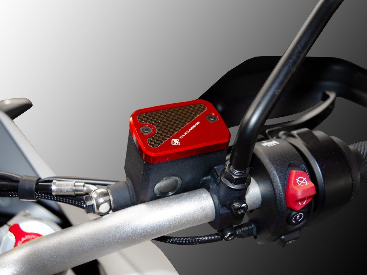 Ducabike DBK TLS13 Fluid Reservoir Caps - Red