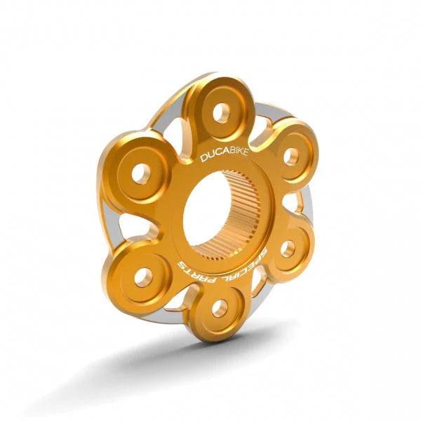 Ducabike DBK CNC Aluminum BiColor Sprocket Carrier For Streetfighter V4 - Gold