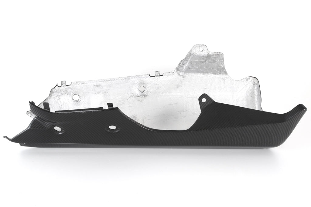 Fullsix Carbon BELLY PAN RACE R1M - After Market Exhaust Without CAT