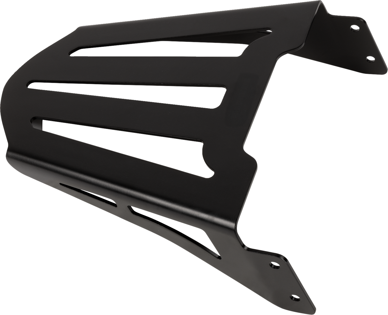 Cobra Sissy Bar Luggage Rack - Black - Laser-Cut