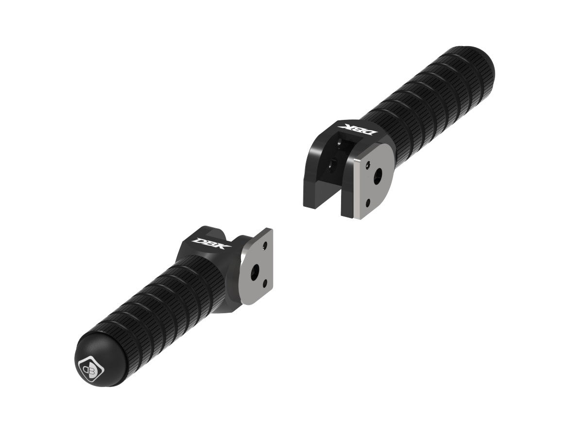 Ducabike DBK PPDVP10 HM 698 Sport Passenger Footpegs - BLACK