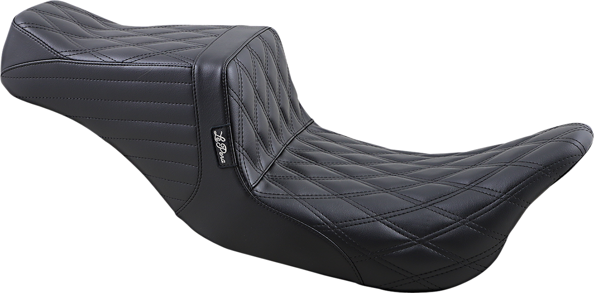 Le Pera Tailwhip Seat - Double Diamond - Black - FL '08-'23