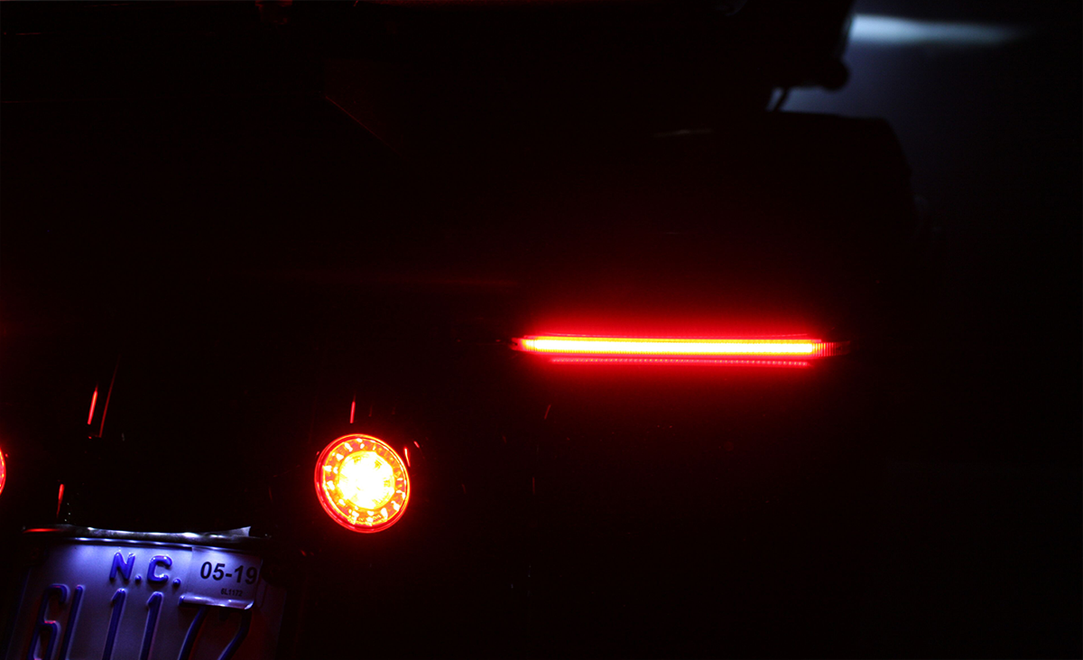 Custom Dynamics Saddlebag Lights - Red Lens