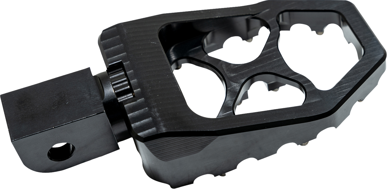 Burly Brand MX Evolution Passenger Pegs - Black - Softail