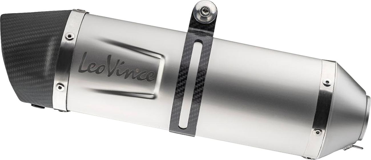 LeoVince LV One Evo Slip-On Muffler - Stainless Steel