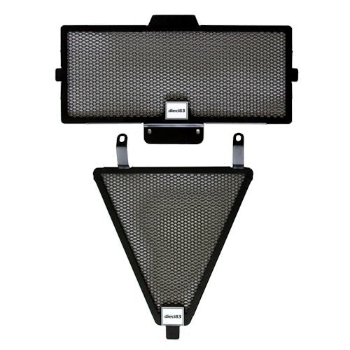 Dieci83 Aluminum Radiator Guard Set For Ducati Panigale V2