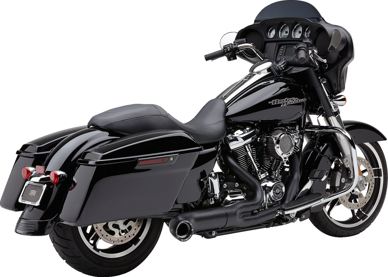 Cobra Turn Out 2-Into-1 Exhaust System - Black